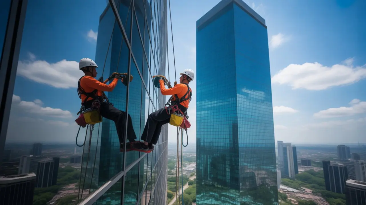 Jasa Pembersihan & Perawatan Fasad Gedung Profesional Terpercaya (1)